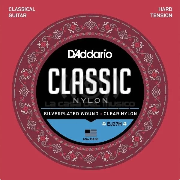 D’addario EJ27H Encordado Nylon Media Tensión