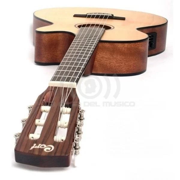 Guitarra electroacústica CORT CEC3-NS NYLON - Imagen 2