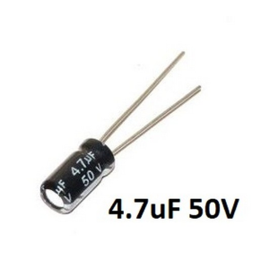 10x CONDENSADOR ELECTROLITICO 4,7uF 50v 105º C