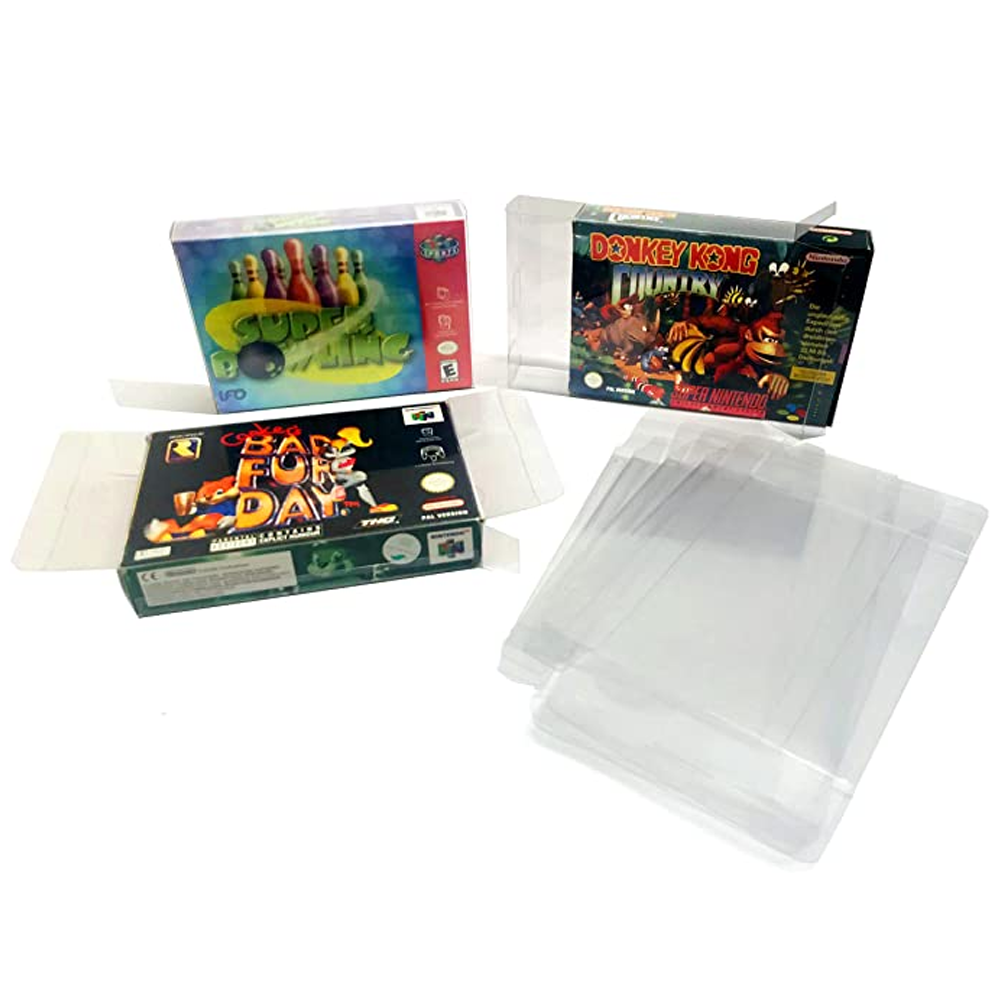10x funda protectora Juegos super nintendo/nintendo 64
