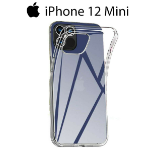 FUNDA GEL SILICONA CARCASA TPU ULTRAFINA TRANSPARENTE iPHONE 12 MINI 5.4″