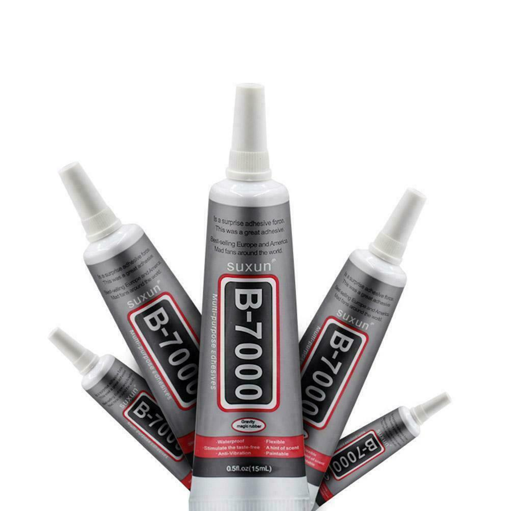 Pegamento adhesivo profesional autonivelante B7000 15ML transparente pantallas - Imagen 2