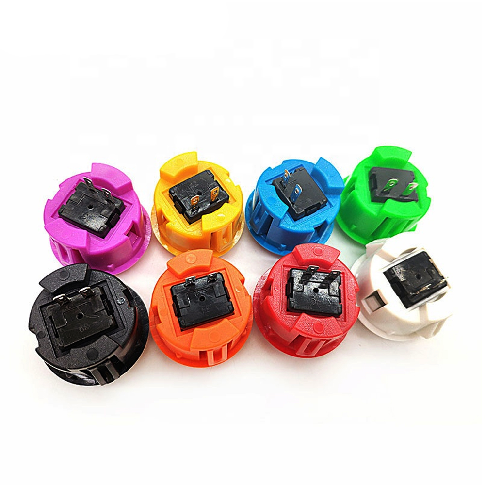 PULSADOR ARCADE PUSHBUTTON BARTOP RASPBERRY STICK azul - Imagen 2