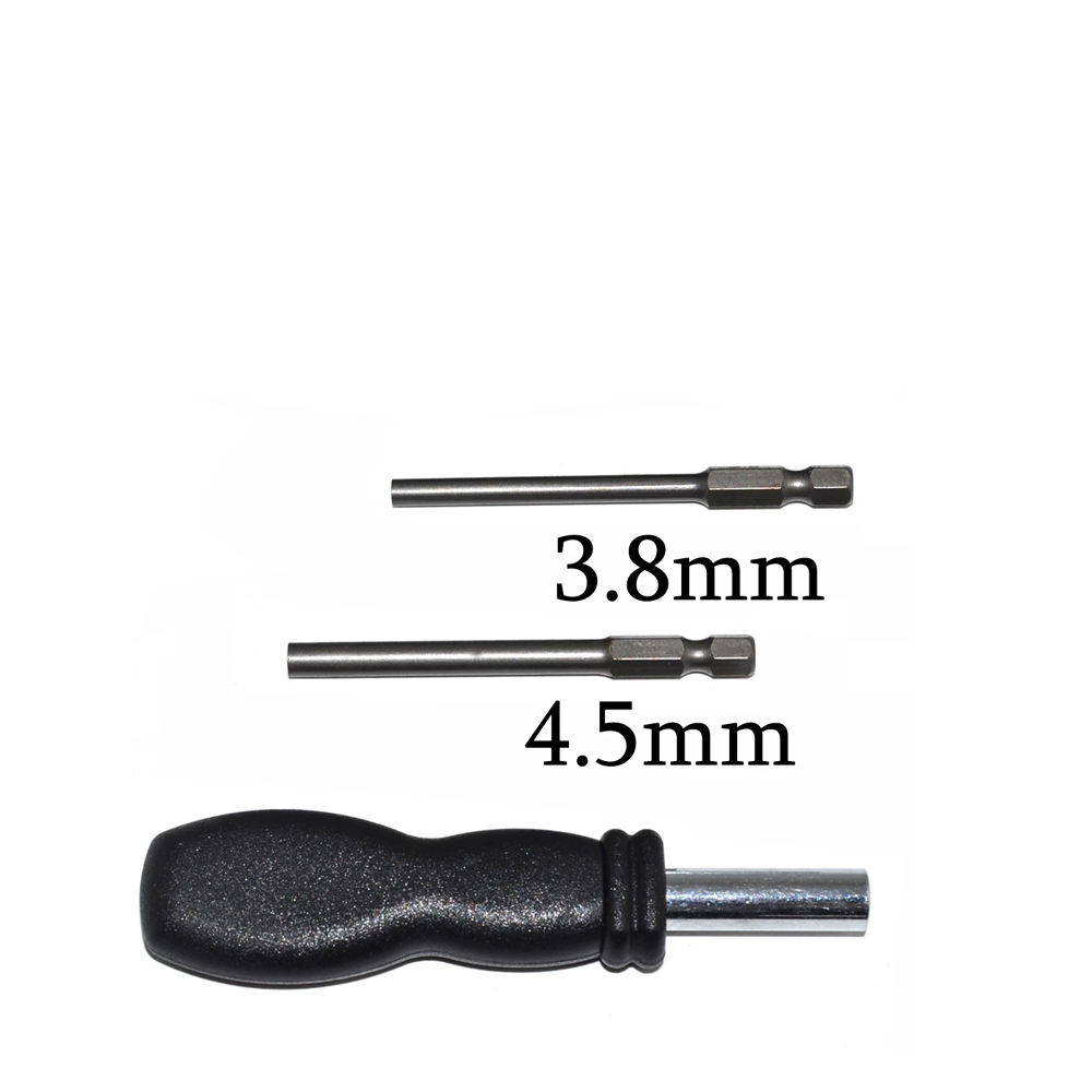 Pack destornillador y puntas gamebit 3.8mm y 4.5mm