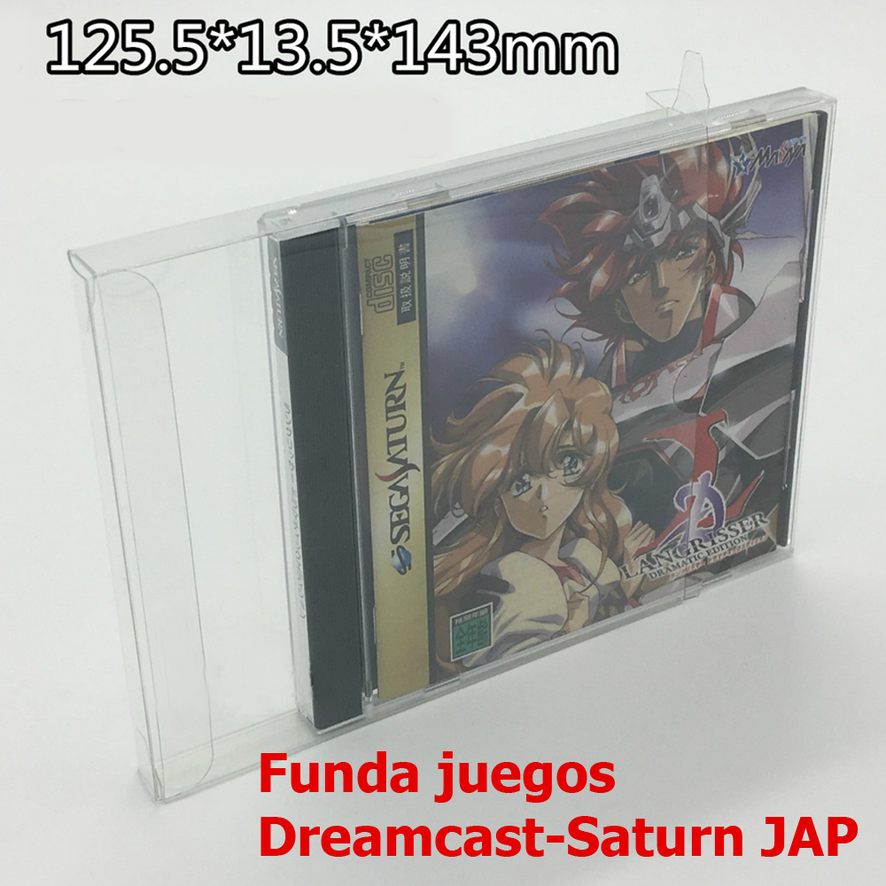 5X FUNDA PROTECTORA JUEGOS JAPONESES DREAMCAST SEGA SATURN - Imagen 2
