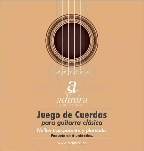 Admira CA550CL Encordado Nylon Plateado