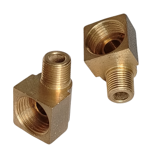 CODO BRONCE FRENO 3/8 H/FLARE INVERTIDO X 1/8 M/NPT