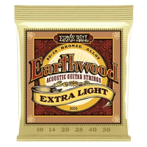 Ernieball 2006 EarthWood ExtraLight 10/50