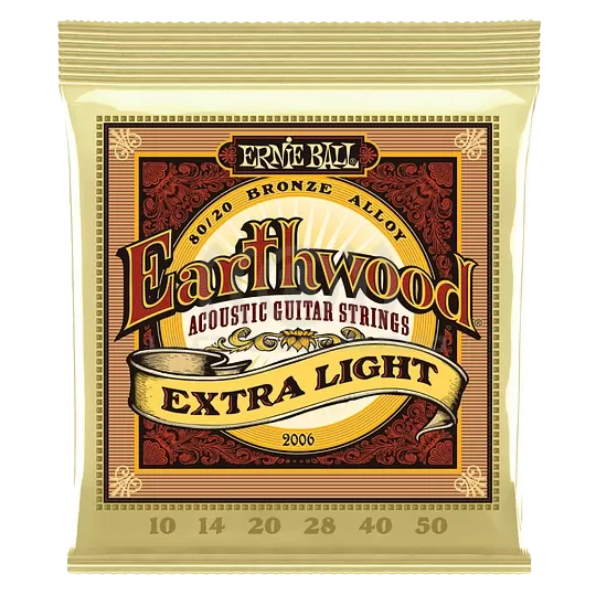 Ernieball 2006 EarthWood ExtraLight 10/50