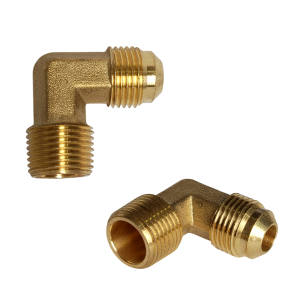 CODO BRONCE 3/8 MACHO NPT X 3/8 FLARE 45º MACHO