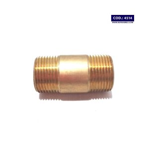 NIPLE BRONCE 3/4 M/NPT X 2 PULGADAS
