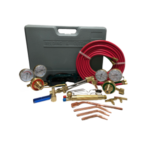 EQUIPO ACETILENO CORTE Y SOLDADURA MODELO HARRIS 14 PIEZAS