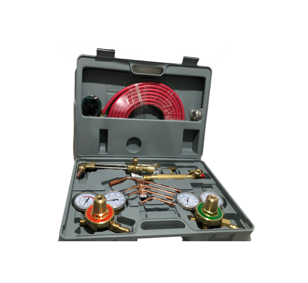 EQUIPO ACETILENO CORTE Y SOLDADURA MODELO HARRIS 14 PIEZAS - Imagen 2