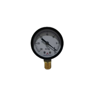 RELOJ MANOMETRO SECO VACIO -30 – 0 PSI 2-1/2 MONTURA LATERAL