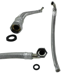 MANGUERA REFORZADA FLEXIBLE 3/4 H/NPT X 3/4 M/NPT X 24 PULGADAS