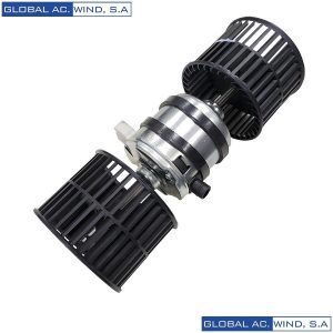 MOTOR FAN AUTO 2 EJE 24 VOLTIOS TURBINA EXCAVADORA