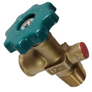 VALVULA TANQUE GAS V-5a 3/4 MACHO NPT X ROSCA IZQUIERDA