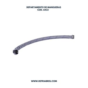 MANGUERA REFORZADA FLEXIBLE 1 H/NPT X 1 M/NPT X 24»