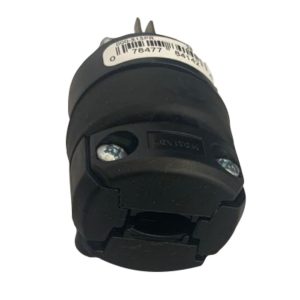 ENCHUFE MACHO 110 VOLTIOS 15 AMPERES NEGRO LEVINTON