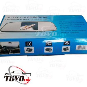 Espejo con pantalla y cámara de reversa