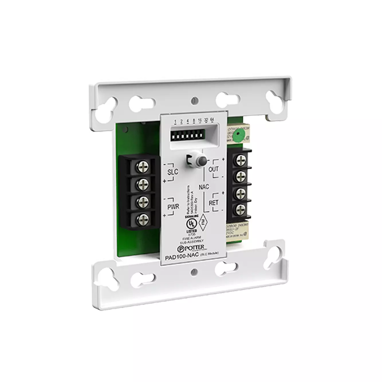 Potter Circuito del Aparato de Notificación PAD100-NAC