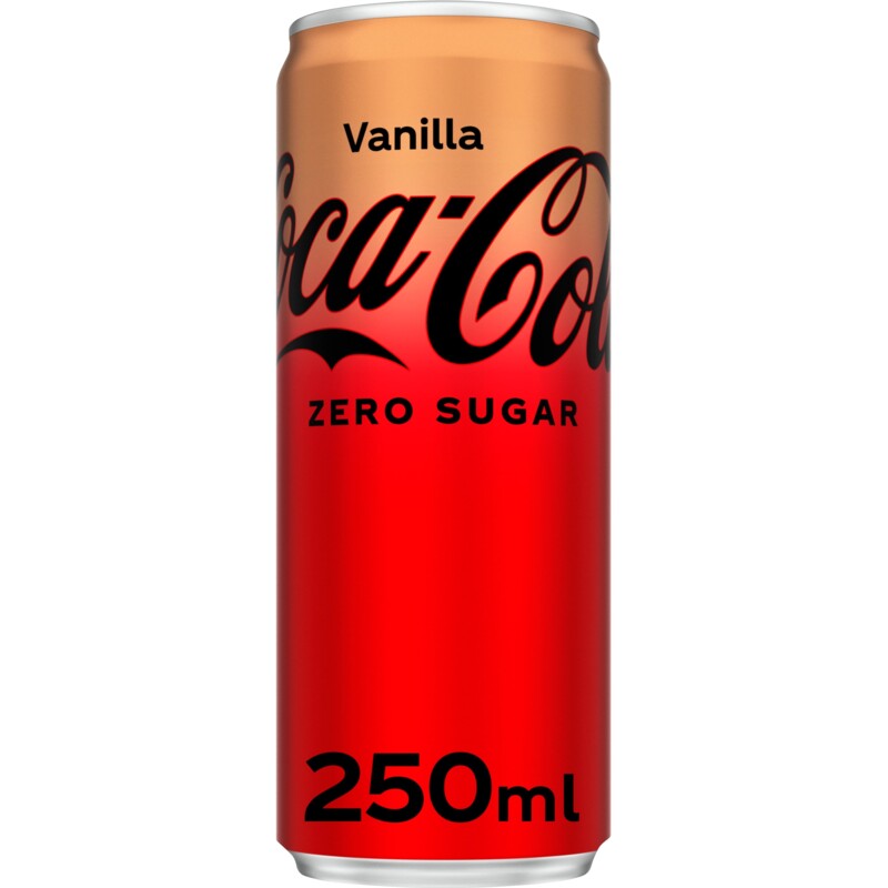 Coca Cola Zero Sugar Vanilla (24 x 0,25 Liter blik NL)