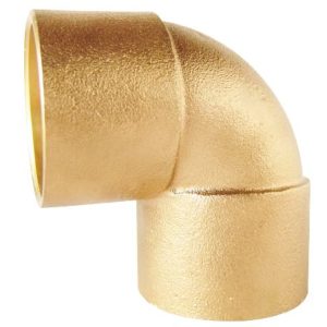 BRONCE COLORADO – CODO A 90 ENCHUFE – SF 76 MM – COHUI