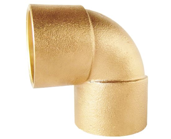 BRONCE COLORADO – CODO A 90 ENCHUFE – SF 76 MM – COHUI