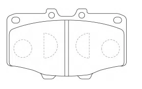 Pastillas Rocar para Mitsubishi Montero 83-87 - Imagen 2