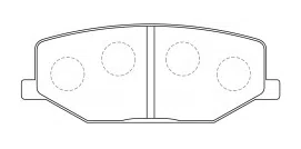 Pastillas Kashima Cerámicas para Suzuki Jimmy SJ410 - Imagen 2