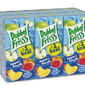 Dubbelfrisss Appel & Perzik (30 x 0,2 Liter drinkpakjes NL)