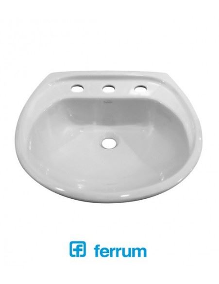 FERRUM – LEA3 B – ANDINA – LAVATORIO 3 AGUJEROS BCO