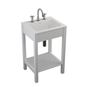 FERRUM – MUEBLE ELEA CUADRA/SYMI 50 CM BLANCO (ARM-MB-003-BL)