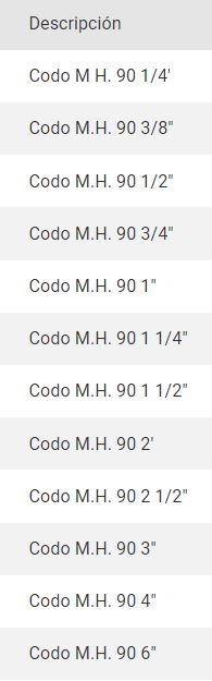 CODO A 90 GALV 1 1/2 MH - Imagen 2