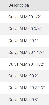 CURVA A 90 GALV 1 1/2 MM - Imagen 2