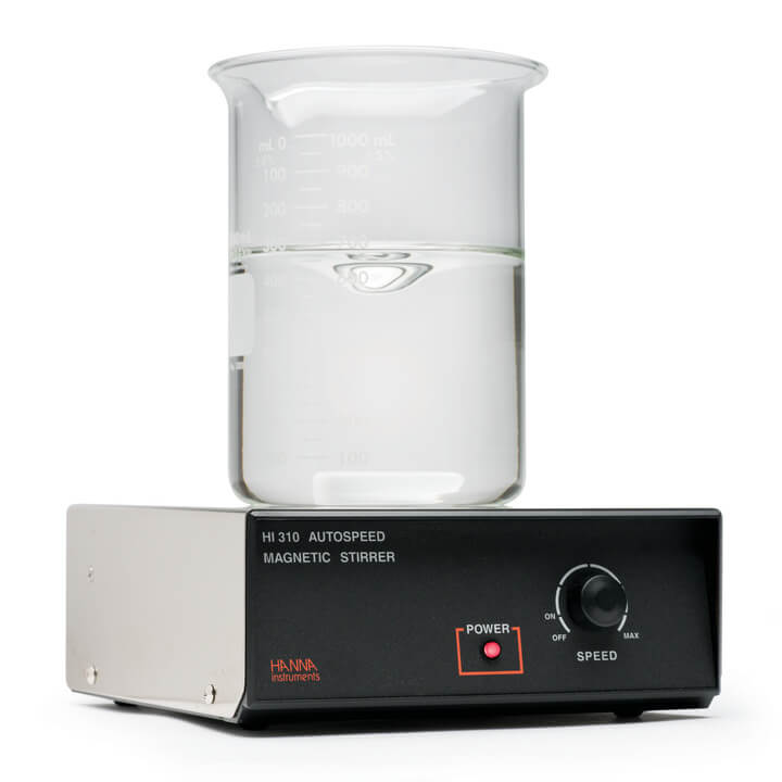 Mini agitador con cubierta de acero inoxidable con tecnología Autospeed (5 L.) con alimentación de 110 volts