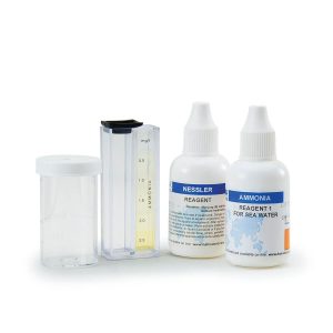 Kit químico de pruebas para amoniaco en agua de mar