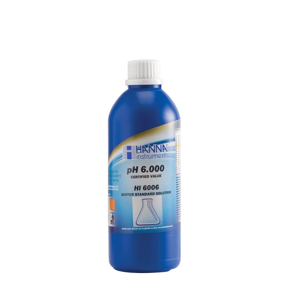 Estándar de calibración milesimal de pH 6.000 @ 25°C, 500 mL