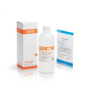 Solución de calibración de TDS de 12.41 g/L (ppt) valor @ 25°C, frasco de 500 mL