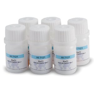 Sal (calibración de NaCl) p/cámaras de calibración HI7101 y HI7102 (HR alto) (frasco de 33g, 6pcs)