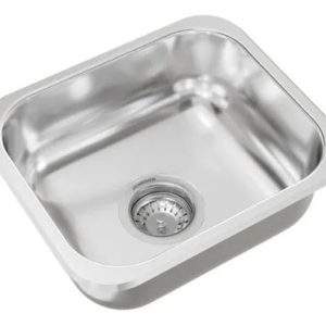 JOHNSON – E28 – PILETA SIMPLE 34 X 28.5 X 15 AC PUL 304