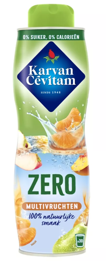 Karvan Cévitam Multivruchten Zero Vruchtensiroop (6 x 0,6 Liter)