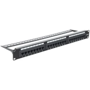 LinkedPRO Panel de parcheo de impacto UTP de 24 puertos LP-PP-605A