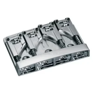 SCHALLER 3D-4 Puente para bajo eléctrico 4 cuerdas Cromado