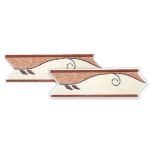 Listel Azulmat #A-151 Marron Pieza 6X20Cm