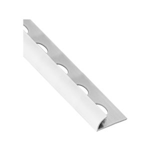 MOLDURA PLÁSTICA ALUMACER #00115BL BLANCO CERRADO 2.6 MTS. / 11.5MM PIEZA