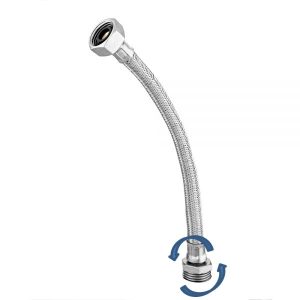 FLEXIBLE MALLADO ACERO INOX – P/AGUA | TMG 1/2 X 20 CM (2000.269)