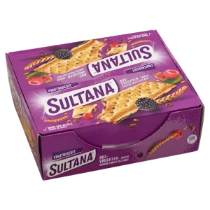 Sultana Fruitbiscuit Bosvruchten 3-Pack (24 x 43g)