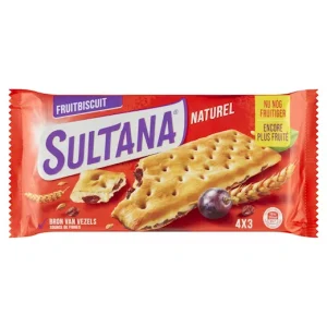 Sultana Fruitbiscuit Naturel 4-Pack (18 x 175g)