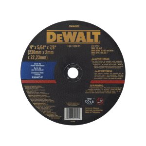 DISCO CORTE ACE/INOX. DEWALT #DW44802 PIEZA C30R 9X5/64 (DESC)